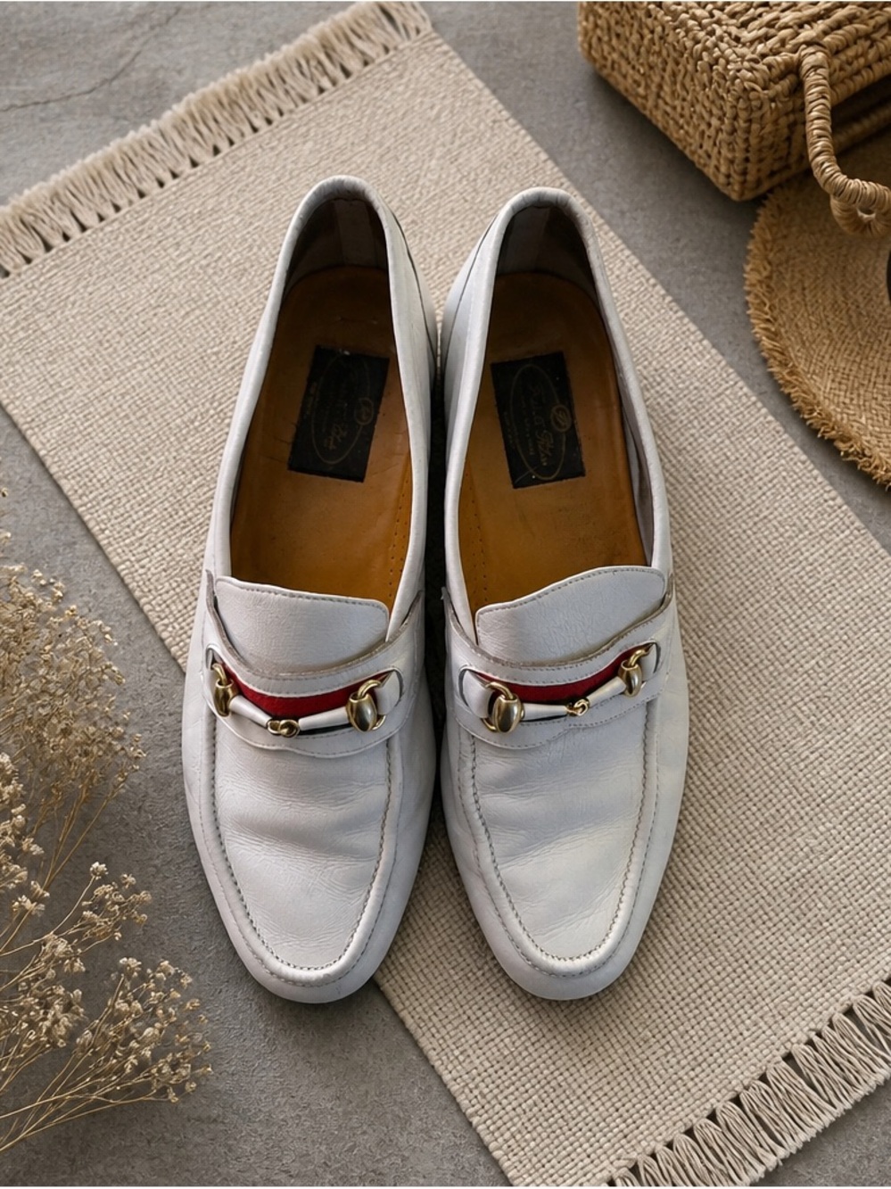 Fratelli Peluso made in Italy men White real leather loafer